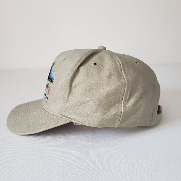 Vintage 1980s Otto Reno Nevada Bear Graphic Adjustable Strap Back Baseball Cap - Picture 8 of 11
